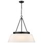 Golden Lighting Penn Chandelier in Matte Black, , large