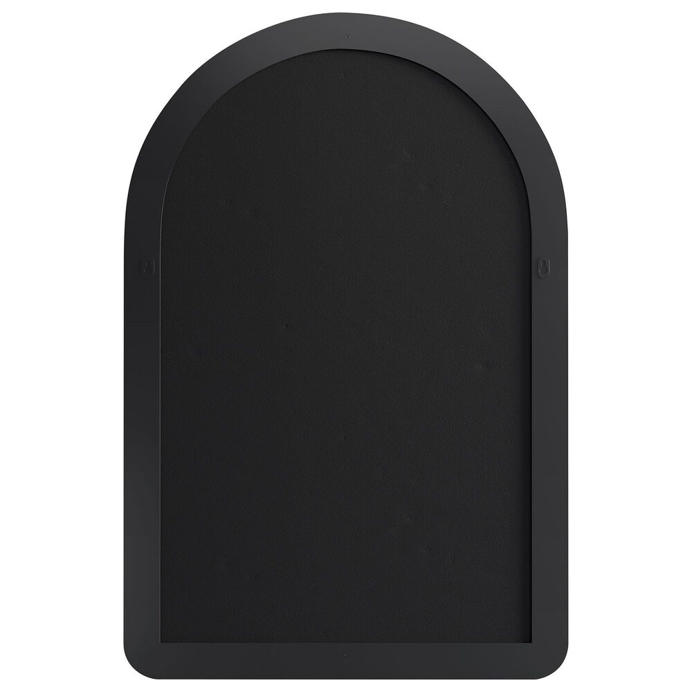 James Martin Rohe 24&quot; Arched Mirror in Matte Black, , large