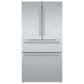 Bosch 2-Piece Kitchen Package with 20.5 Cu. Ft. 4-Door French Door Refrigerator and Bar Handle Dishwasher in Stainless Steel, , large