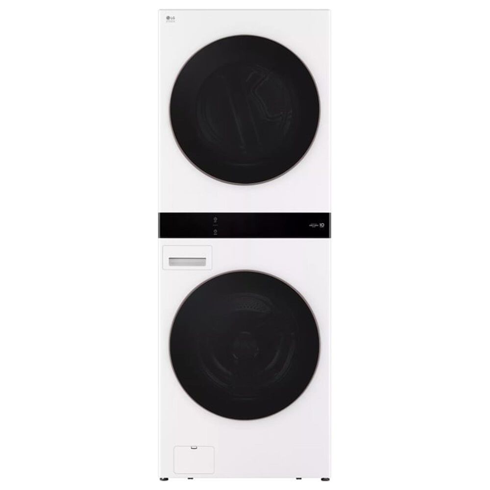 LG Studio 5 Cu. Ft. Washer and 7.4 Cu. Ft. Electric Dryer WashTower in Essence White, , large