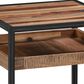 Blue River Ludgate End Table in Rustic Acacia and Black, , large