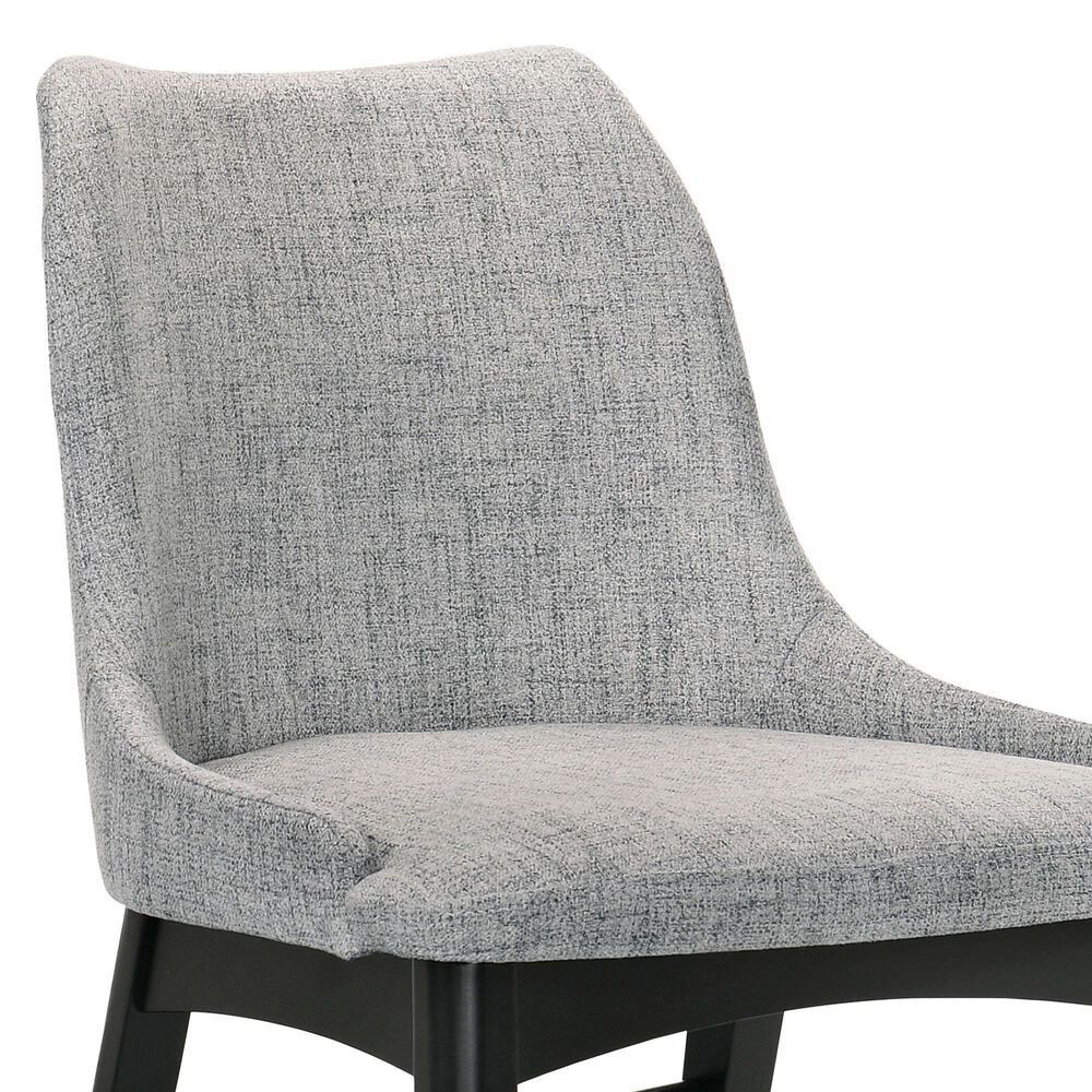 Blue River Westmont and Azalea 5-Piece Dining Set with Gray Cushion in Black, , large