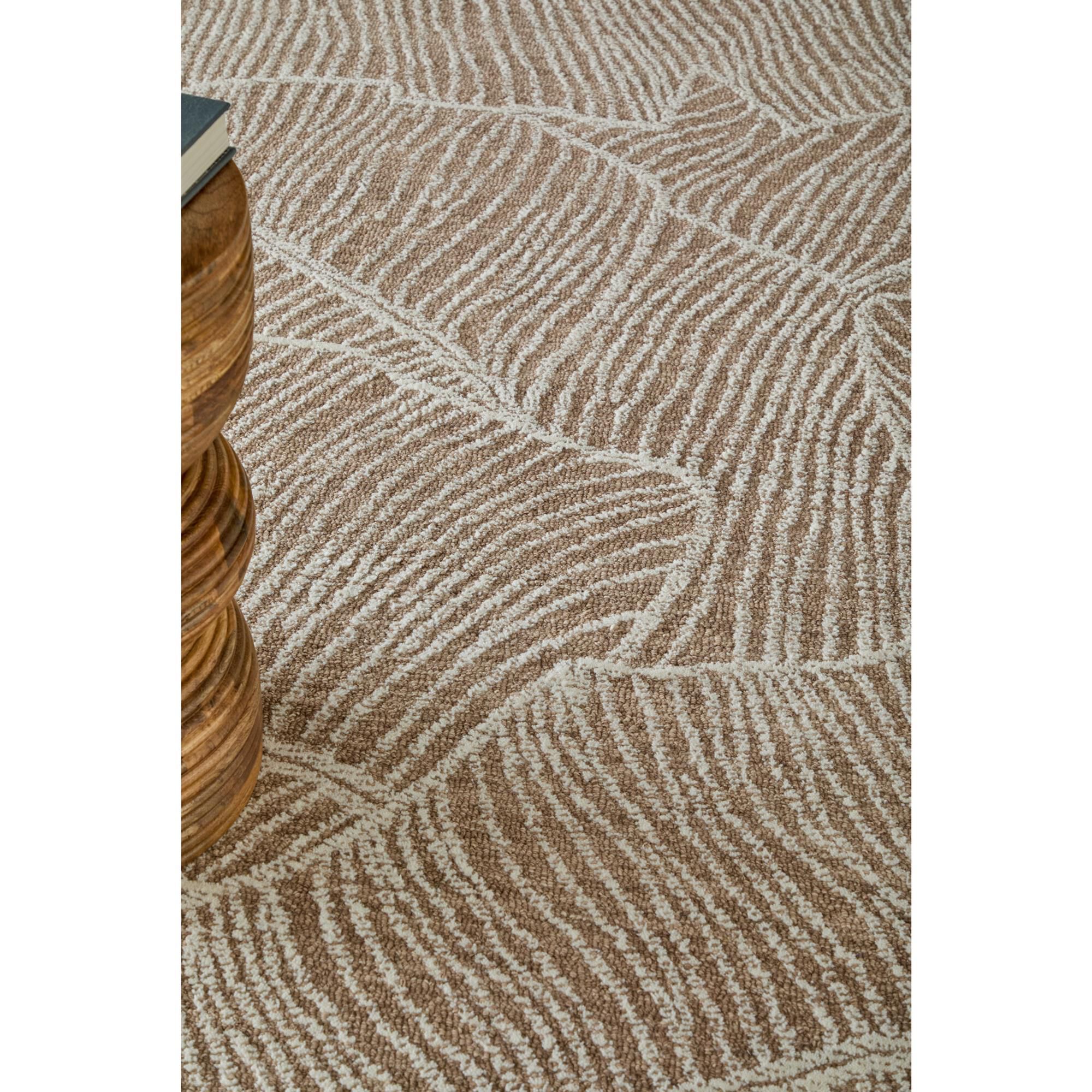 Feizy Winston Taupe and Ivory 12' x 15' Area Rug