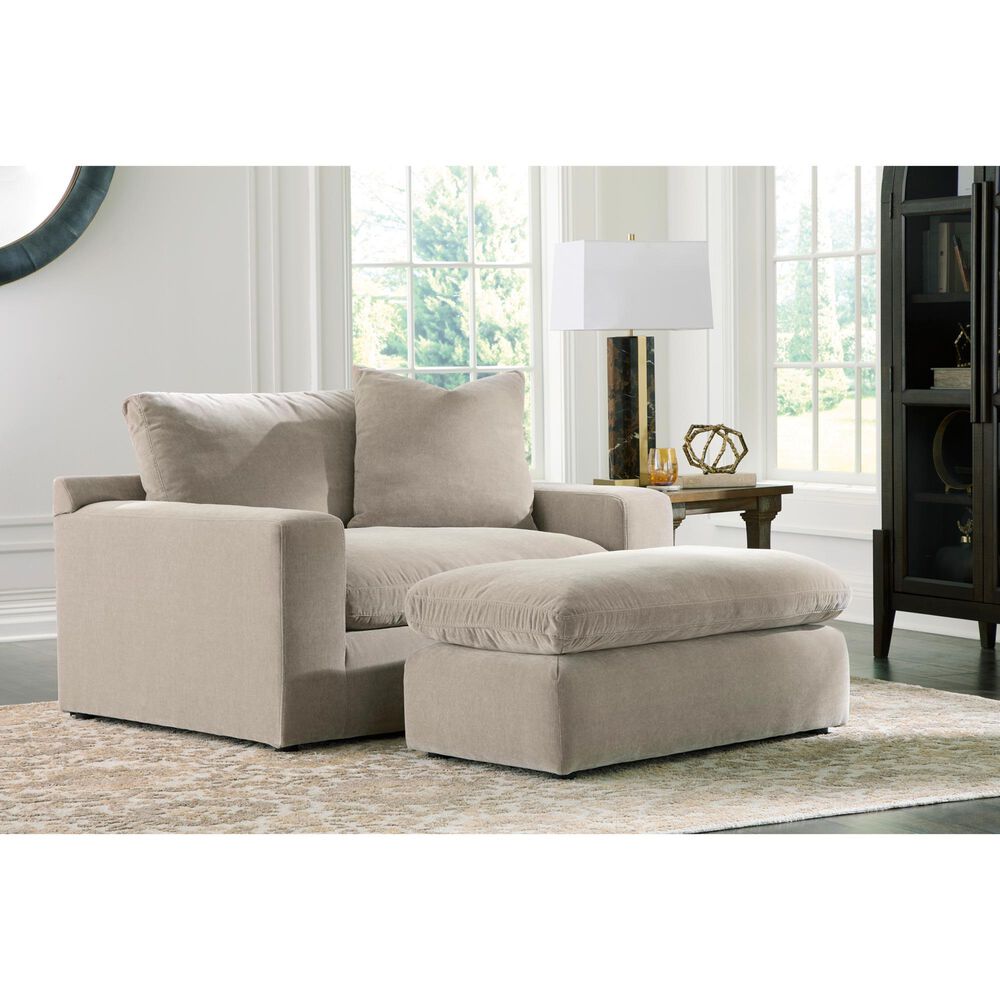 Ashley Maxton Heights Ottoman in Pebble, , large