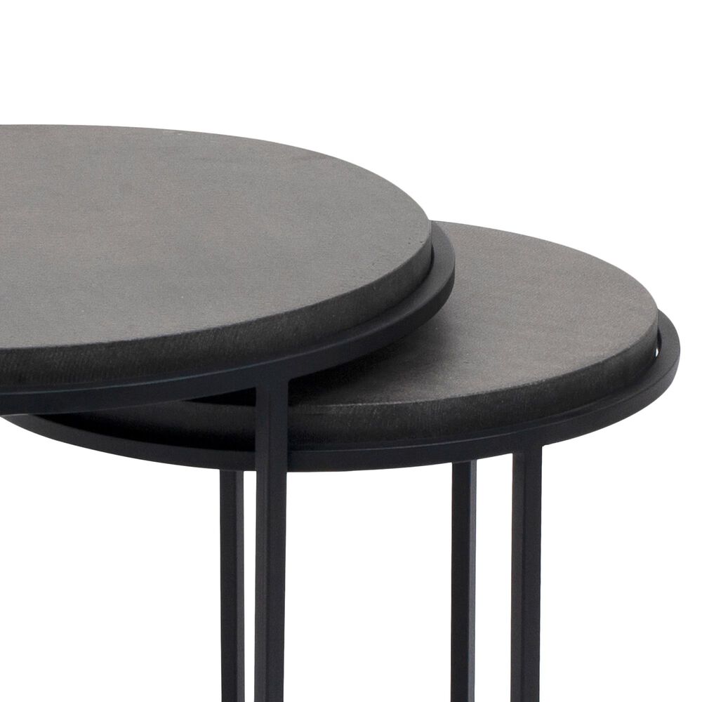 Moe&#39;s Home Collection Roost Nesting Tables in Black &#40;Set of 2&#41;, , large