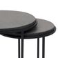 Moe"s Home Collection Roost Nesting Tables in Black (Set of 2), , large