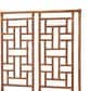 bali & pari Jamuna King Headboard in Marbled Tortoise Brown and Mahogany Brown, , large