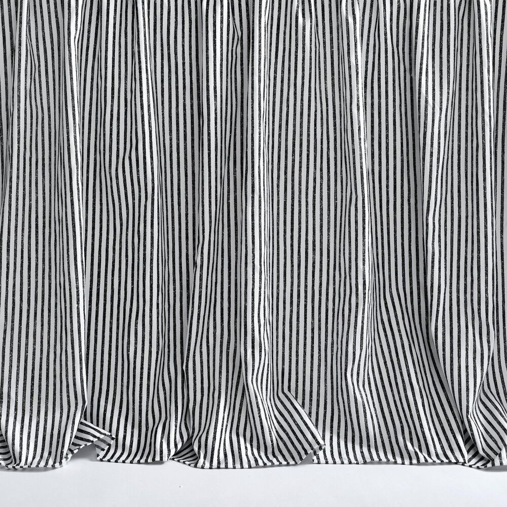 Triangle Home Fashions Ticking Stripe 3-Piece King Bedspread Set in Black, , large