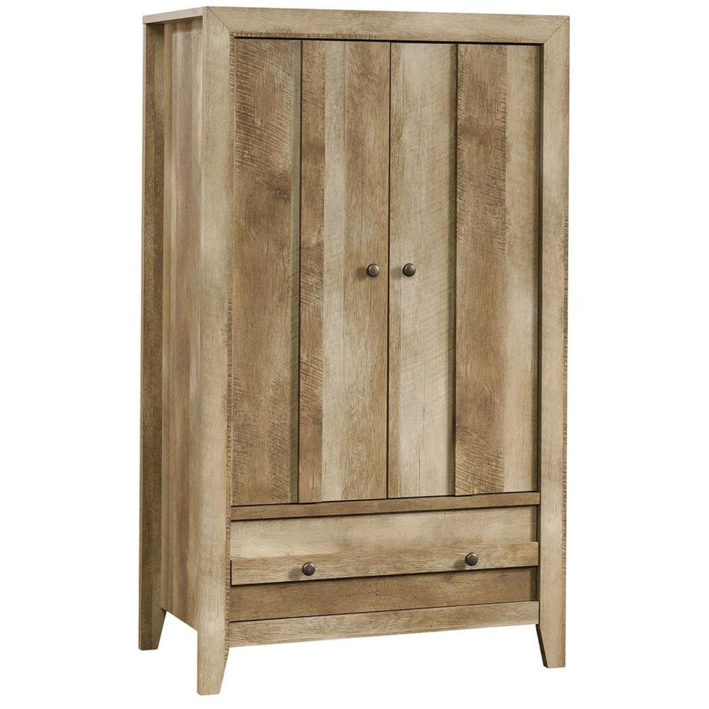 Sauder Dakota Pass Armoire in Craftsman Oak, , large