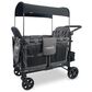 Wonderfold Elite Quad Stroller Wagon in Charcoal Gray, , large