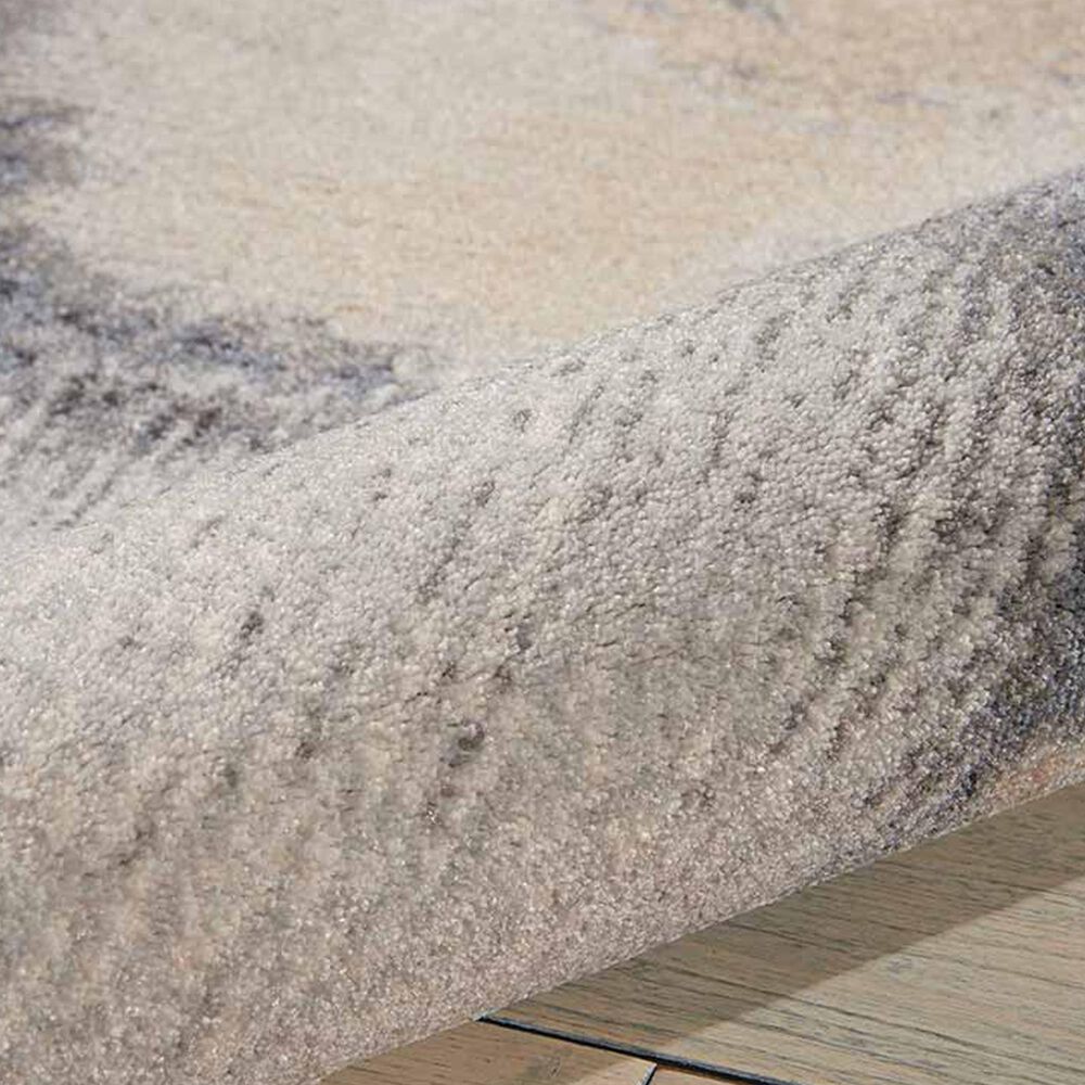 Nourison Maxell Grey 5&#39;3&quot; x 7&#39;3&quot; Area Rug, , large