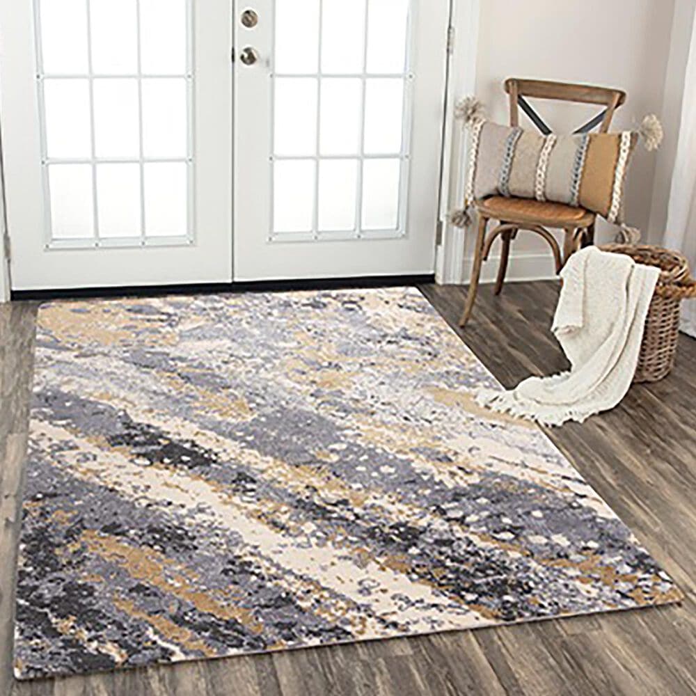 RIZZY Bolero 9&#39; x 12&#39; Gray, Gold and Ivory Area Rug, , large