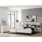 Ashley Zuraleus 2-Drawer Night Stand in Matte White and Chrome, , large