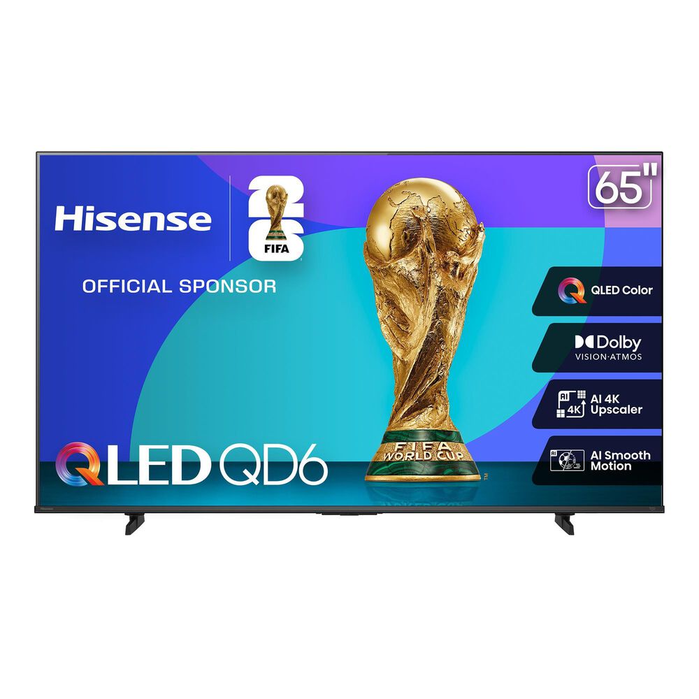 Hisense 65" Class QD6 Series QLED 4K in Black - Smart Fire TV, , large
