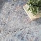 57 Grand by Nicole Curtis Series 1 5"3" x 7"3" Light Grey and Blue Area Rug, , large