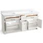 Kohler Charlemont 72" Double Bathroom Vanity in White with 3 cm White Quartz Top and Rectangular Sinks, , large