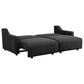 Lifestyle Solutions Glenmont Convertible Sofa in Black, , large