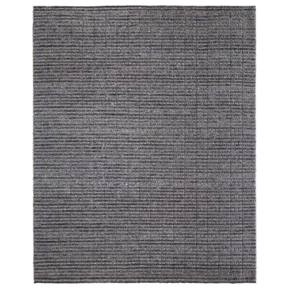 Feizy Rugs Herrick 1"6" Square Charcoal Area Rug, , large