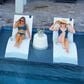 Floating Luxuries Kai Shelf Lounger in White (Set of 2), , large
