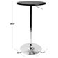 Lumisource Adjustable Bar Table in White and Chrome, , large