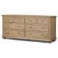 Four Hands Geoffrey 8-Drawer Dresser in Worn Oak, , large