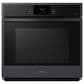 Samsung 2-Piece Kitchen Package with Matte Black 30" Single Wall Oven and Stainless Steel 30" Gas Cooktop, , large