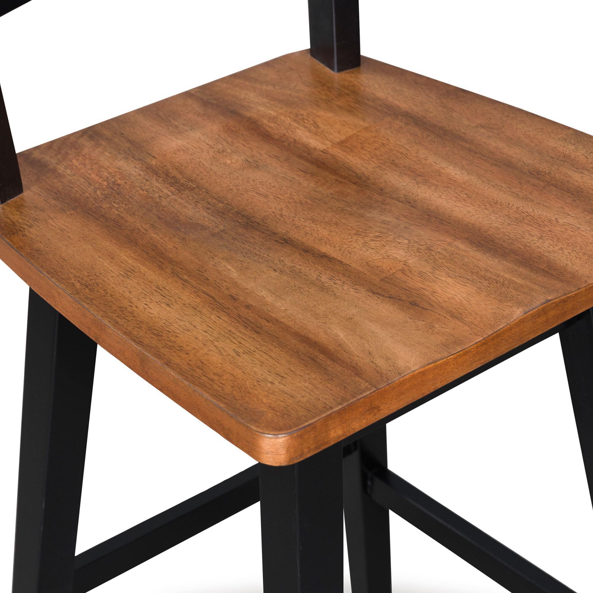 Ashley Wildenauer Swivel Bar Stool in Brown and Satin Black