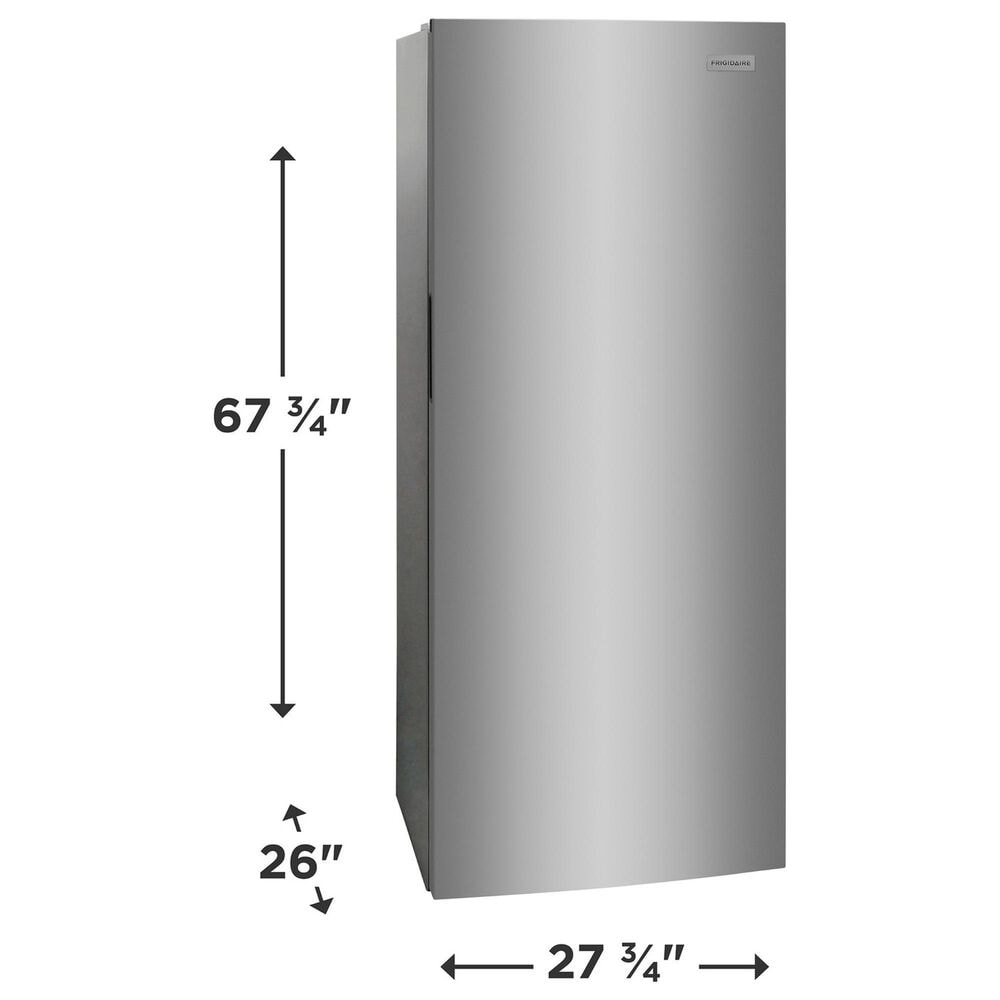 Frigidaire 13 Cu. Ft. Garage Ready Upright Freezer in Fingerprint-Resistant Stainless Steel, , large