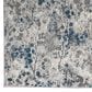 Radici USA Livigno Floral 5"3" x 7"3" Blue Area Rug, , large