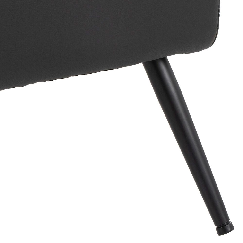 Lumisource Petal Accent Chair in Black, , large