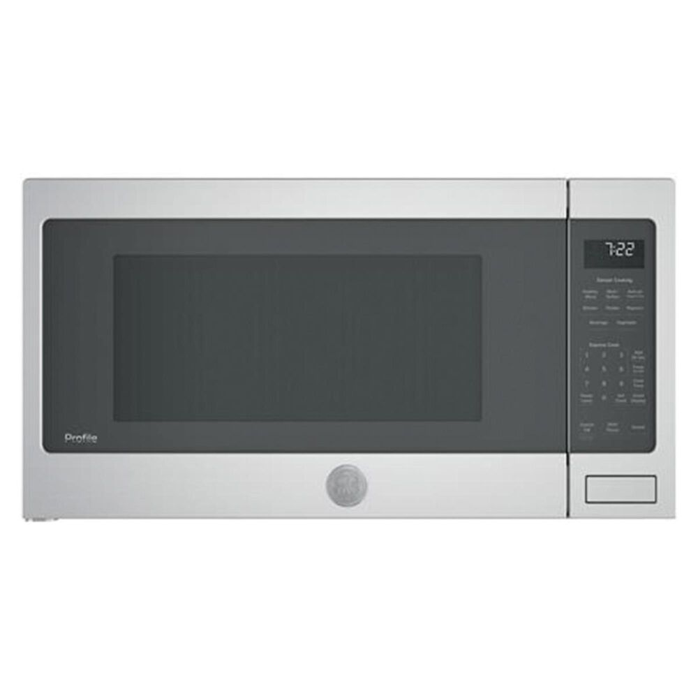 GE Profile 2.2 Cu. Ft. Countertop Sensor Microwave Oven in Stainless Steel, , large