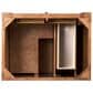 James Martin Vanities Bristol 30" Single Bathroom Vanity in Saddle Brown with 3 cm Victorian Silver Quartz Top and Rectangular Sink, , large