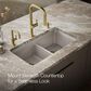 Kohler Cairn Undermount Double-Bowl Kitchen Sink in Matte Taupe, , large
