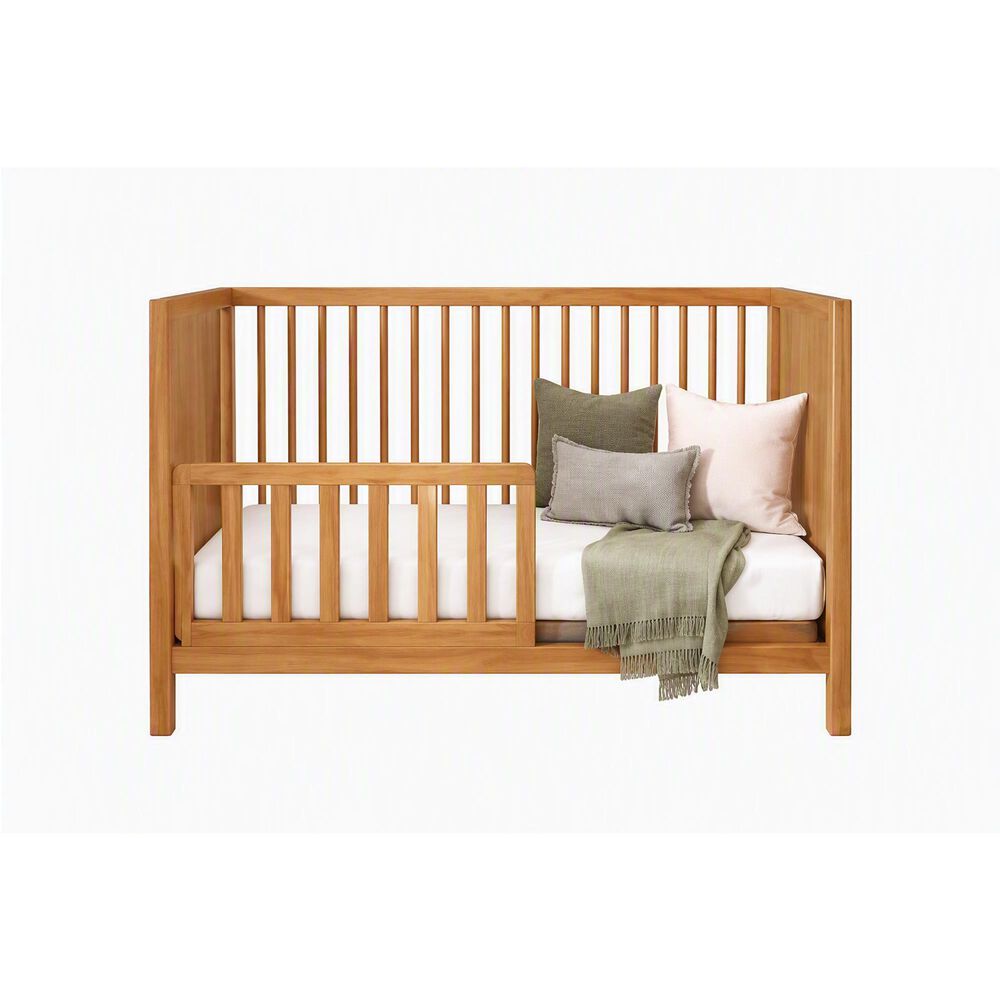 Evolur Flynn Island Crib with Guard Rail in Sedona, , large