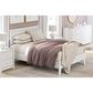Ashley Hallityn Full Panel Platform Bed in Matte White, , large