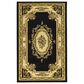 Safavieh Lyndhurst LNH218 3"3" x 5"3" Black and Ivory Area Rug, , large