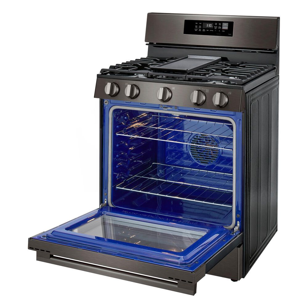 LG 6.3 Cu. Ft. Freestanding Gas Range in Black Stainless Steel, , large