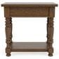 Riverside Furniture Eastlake Chairside Table in Whiskey Oak, , large