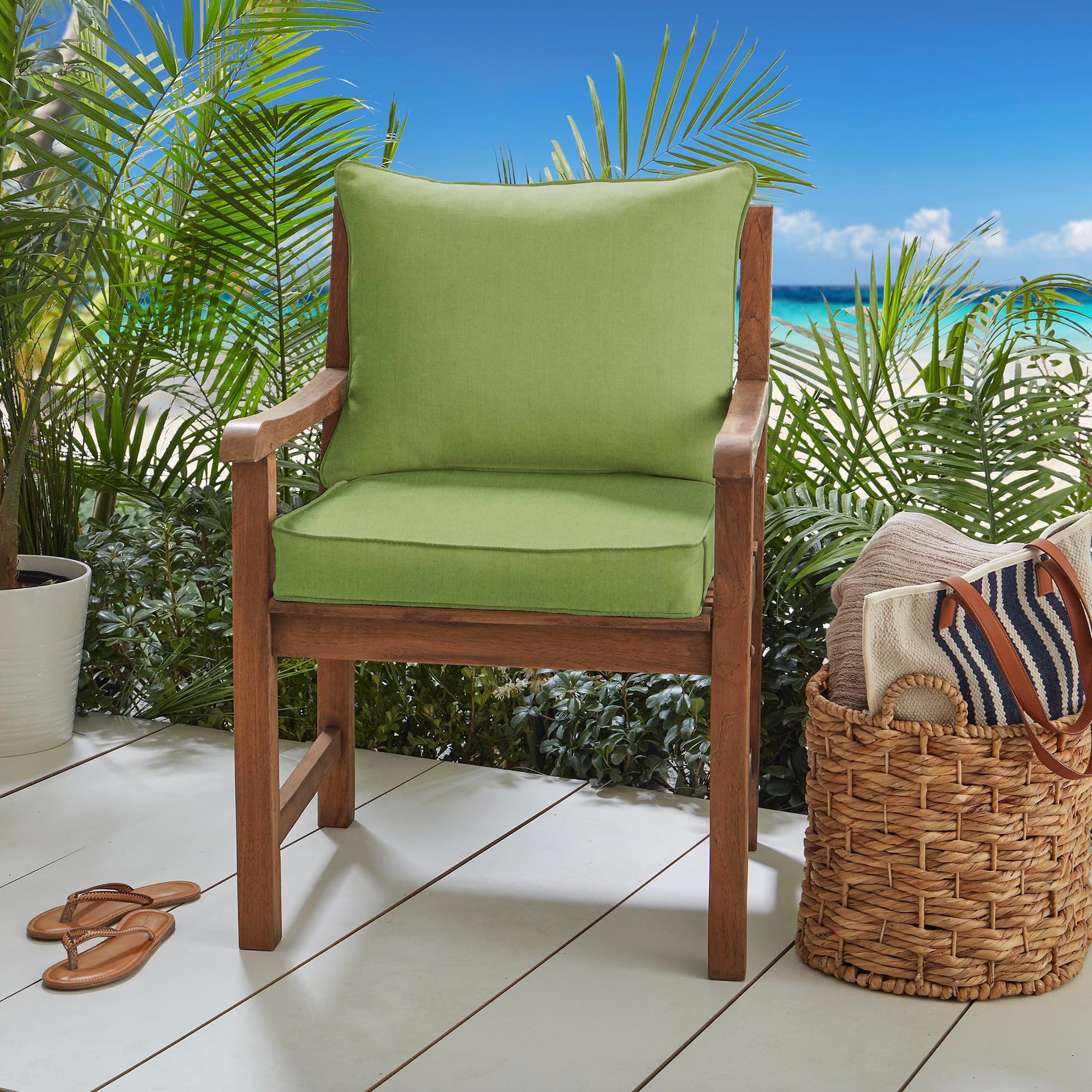 sunbrella deep seat cushion set