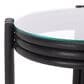 Safavieh Bilian Round Accent Table in Black, , large