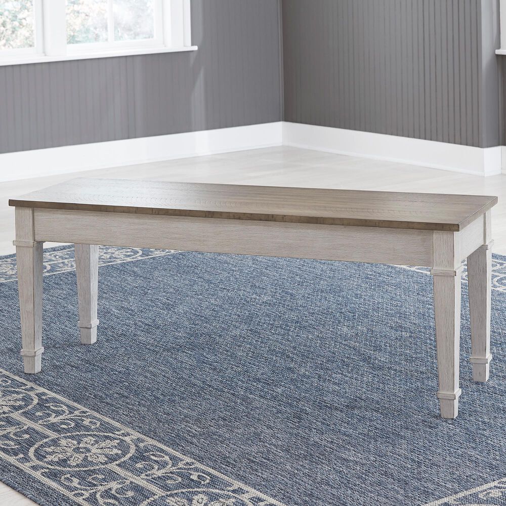 Signature Design by Ashley Skempton Storage Bench in Natural Wood, , large