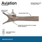 Minka-Aire Aviation 60" Ceiling Fan with Silver Blades in Brushed Nickel, , large