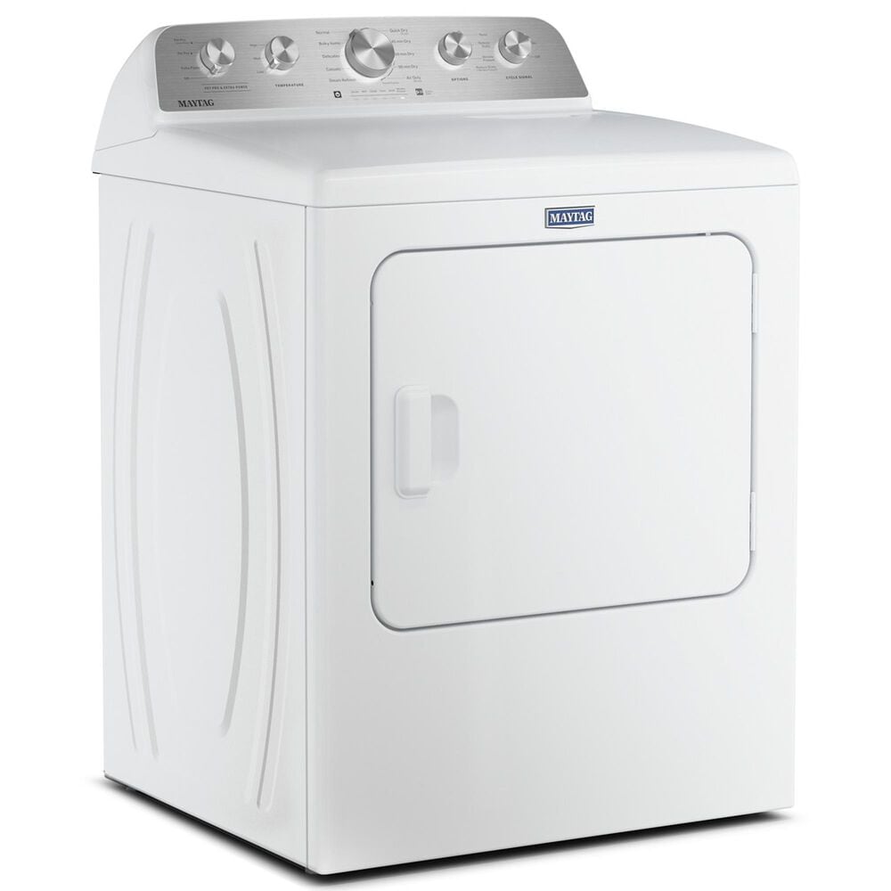 Maytag 4.7 Cu. Ft. Pet Pro Top Load Washer and 7.0 Cu. Ft. Electric Dryer Laundry Pair in White, , large
