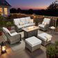 HOMLUX 7-Piece Patio Set in Gray, , large