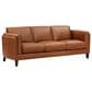 Hydeline Pacer Stationary Sofa in Nutmeg Brown, , large