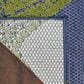 Nourison Aloha 2" x 6" Blue and Multicolor Indoor/Outdoor Runner, , large