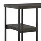 DHP Ray Ridge Double Pedestal Desk in Brown Oak, , large