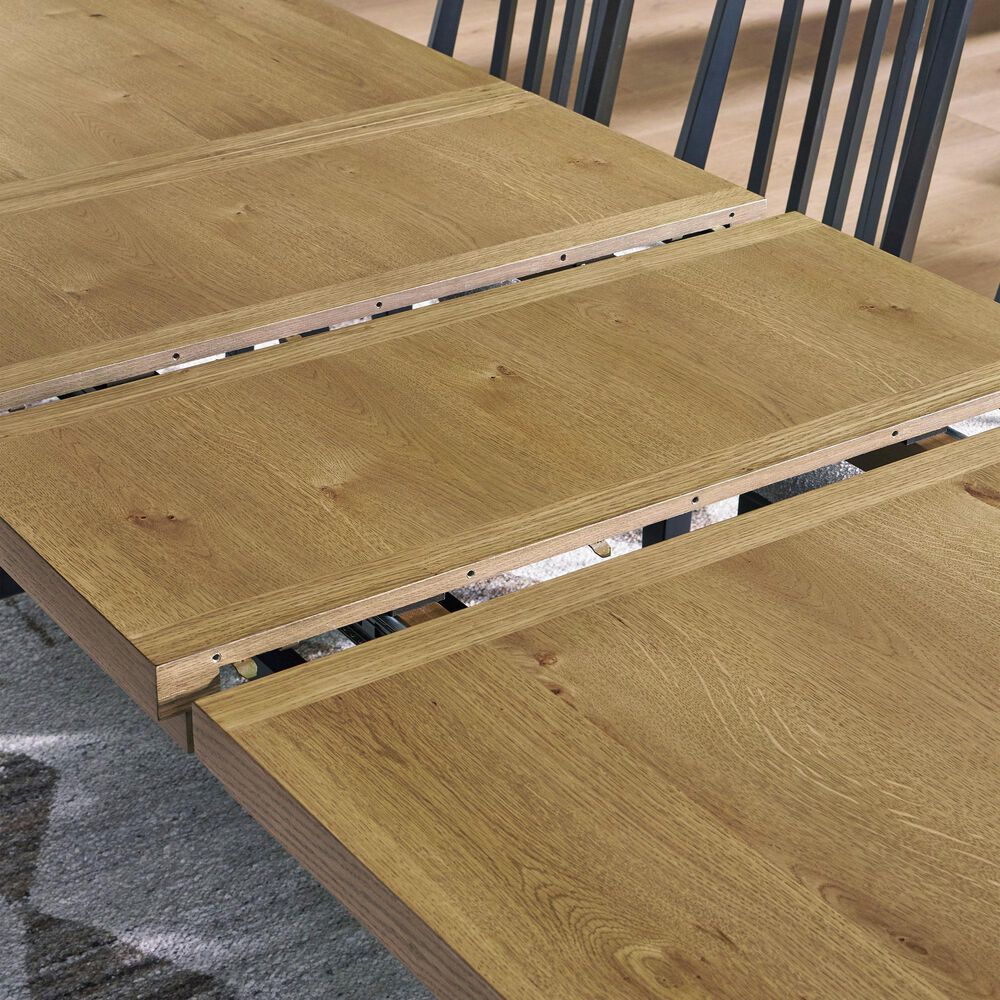 Ashley Galliden and Greddinton 7-Piece Rectangular Dining Set in Black and Brown, , large