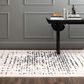 Karastan Epiphany Flux Screen 5"3" x 7"10" Alabaster Area Rug, , large