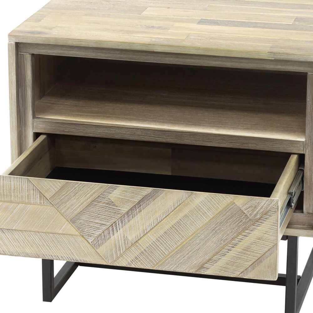 Blue River Peridot 3-Piece King Bed Set in Natural Acacia, , large